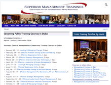 Tablet Screenshot of dubaisuperiortraining.com